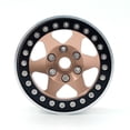 thumbnail image 2 of Aluminum Alloy Wheel Rim Beadlock Wheel Rims Hub 4pcs Replacement for 1/10 TRX4 Axial SCX10 90046 SCX10 III AXI03007 AXI03003 RC Car, 2 of 7