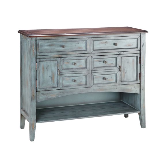 Elk Home Hartford Chest - 6 Drawer Short Blue