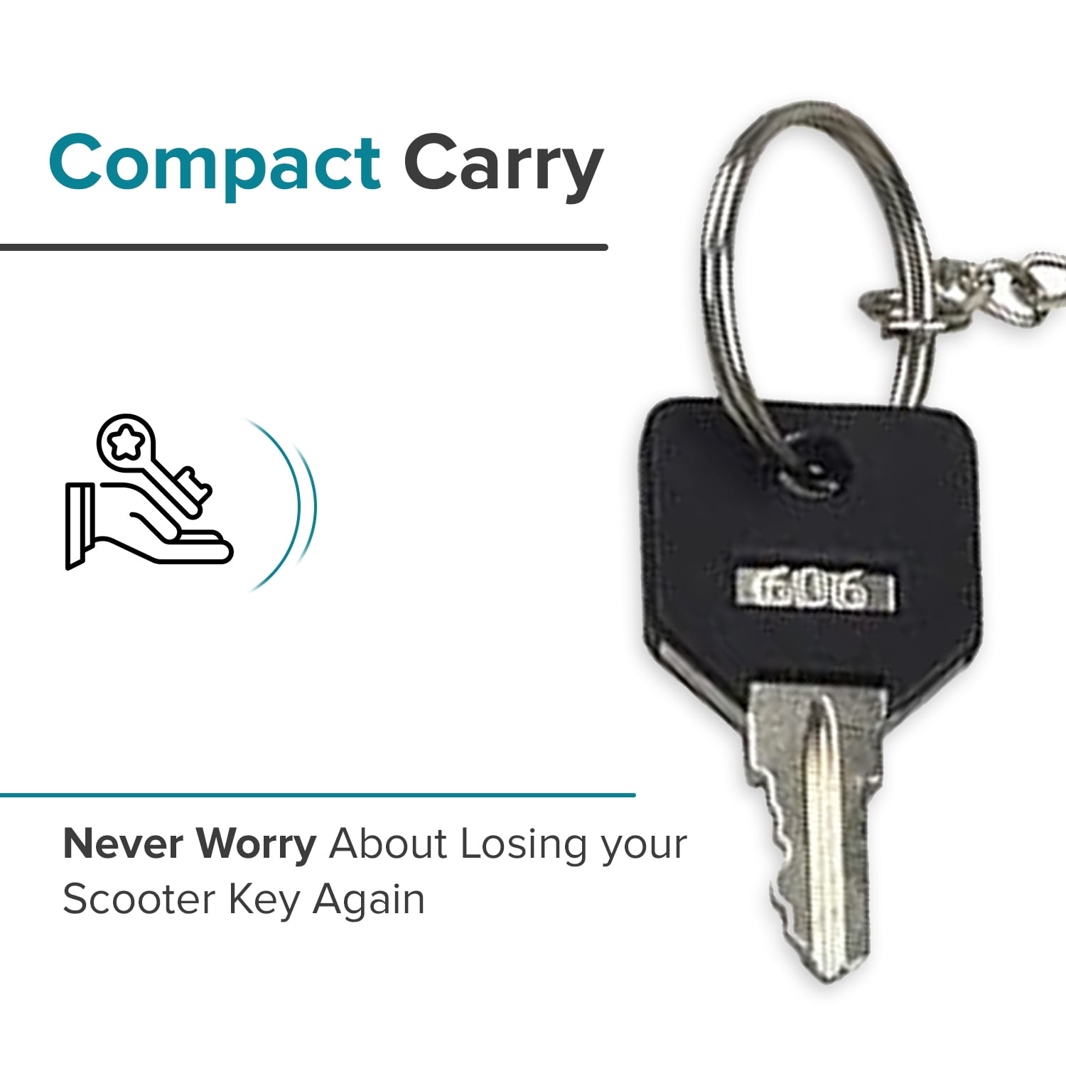 AlveyTech Key for Tzora Classic, Elite, & Lite; EV Rider TranSport