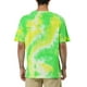 thumbnail image 3 of Camisetas de hombre INSPIRE CHIC para el Día del Padre, de manga corta, verano, camiseta de teñido anudado, camisetas impresas hip hop, M Verde Amarillo, 3 of 5