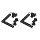 thumbnail image 3 of Abrazaderas de carpintería con Clip fijo, empalme negro en forma de L, cuadrados de posicionamiento de 90 grados, para muebles, armarios, cajas, 2 uds., 3 of 8