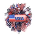 thumbnail image 2 of Pedty Spring Wreaths,Wreath for Front Door,Independence Day Wreath Door Hung with American National Day Home Decoration Berry Vine Wreath,Independence Day Hanging Decoration, 2 of 6