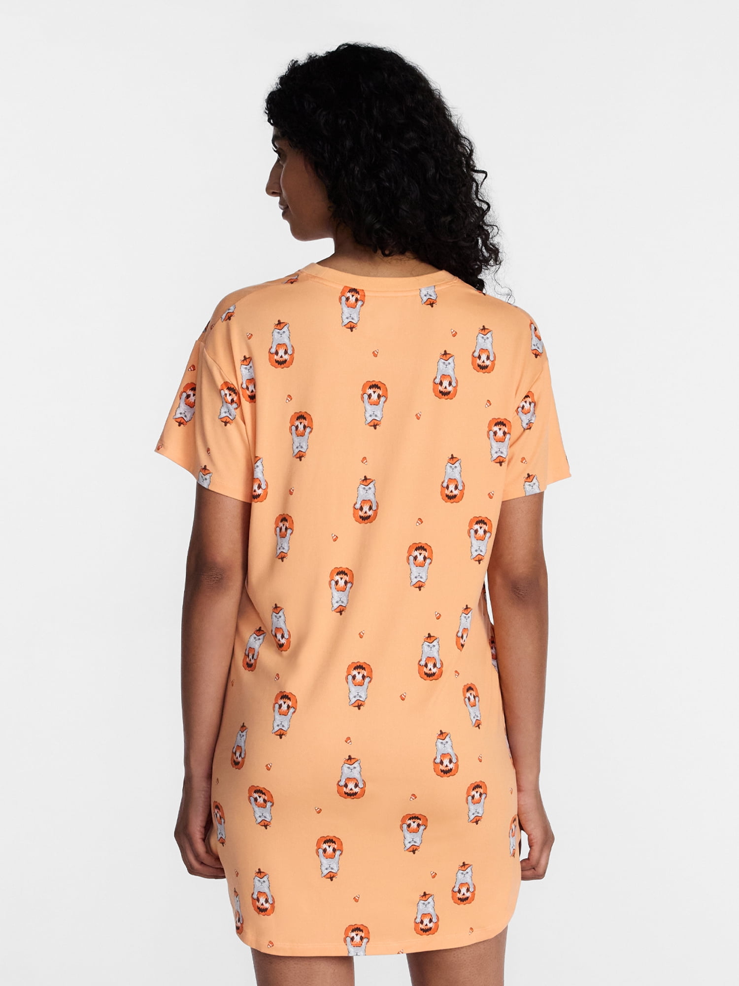 Halloween Women's Sleepshirt Top and Socks Set from Way to Celebrate, 2-Piece, Sizes XS-3X