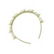 thumbnail image 3 of Sonducket Diadema Unisex Alice para hombre y mujer, banda deportiva para el pelo, aro de Metal, flequillo doble, horquilla para el pelo, accesorio para el Accesorio para el cabello amarillo, 3 of 8