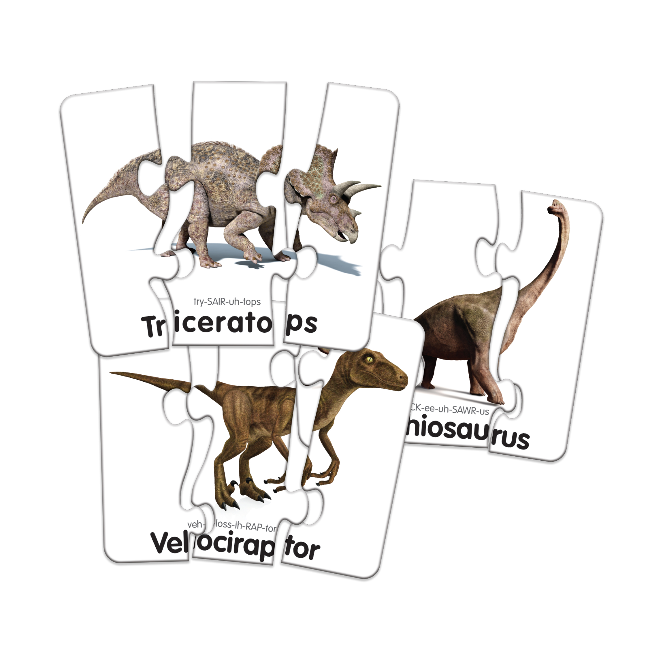 The Learning Journey Match It! - Head to Tail Dino