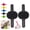 Black 2pcs, variant on Silicone Grooming Strap Pad For Cats,  Cat Scratcher, Cat Self Groomer, Silicone Grooming Strap For Cats, For Climbing Frames Table Legs