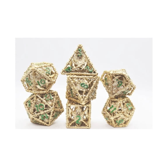 Foam Brain Games Grim Scythe Poly Set - Gold (7) New