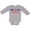 AC-Heather Grey, variant on Boat Hair Don't Care, Anchor, Sailing - Red Blue Boys or Girls Long Sleeve Baby Bodysuit