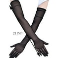 thumbnail image 3 of Baqcunre Sports Gloves, Women's Evening Party Satin Long Finger Gloves Elbow Length, Gloves Mittens, ,, 3 of 5