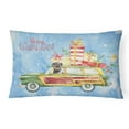 thumbnail image 1 of Carolines Treasures CK2417PW1216 Merry Christmas Rottweiler Canvas Fabric Decorative Pillow, 1 of 3