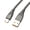 2m-Gunmetal, variant on Fast Charging 65W USB To USB C Male to Male Cable Tip Metal Braided Power Delivery Connector Data Cord For Phone Accessories