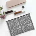 thumbnail image 6 of Cauagu simple white Snowflake for Tyvek Makeup Bag,Reusable Travel Cosmetic Bag Women Organizer Toiletry Bag Birthday,Gifts for Women Girlfriend Mom Teacher 6.5’’*8.9’’, 6 of 7