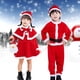 thumbnail image 4 of Disfraz clásico de Papá Noel rojo para niños y niñas, traje Popular de Navidad para niños, altura de 90-2024 cm, 160, 4 of 5