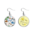 thumbnail image 1 of El Canadá Landscap animales bandera nacional Pendiente Sol Flor Pendiente Joyas Moda Unbranded M, 1 of 3