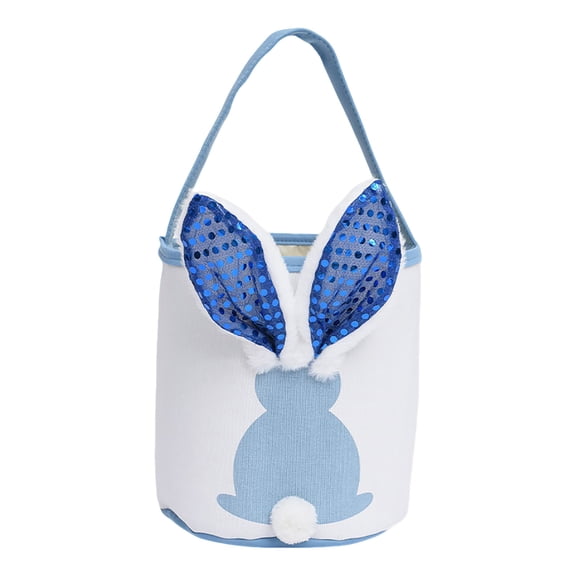 Luminous Woven Easter Basket, Custom Glow Carrying Basket for Nighttime Egg Hunts, Holiday Decor & Family Celebrations