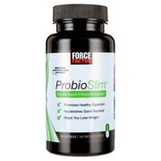 ProbioSlim Probiotic and Weight Loss Supplement for Women and Men with Probiotics, Burn Fat, Lose Weight, Reduce Gas, Bloating, Constipation, and Support Digestive Health, Force Factor, 60 Capsules