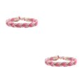 thumbnail image 4 of Justharion Appreciate Handcrafted Of Multicolored Braided Friendship Bracelet Fashionable AAA-005 2Set, 4 of 6