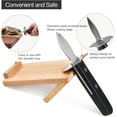 thumbnail image 5 of LANFENG Oyster Knife Shucker Set Oyster Shucking Knife with Wooden holder Oyster Shucking Clamp Seafood Tools, 5 of 6