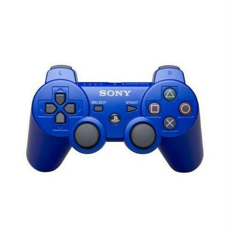 Restored Sony 99007 PS3 Dualshock 3 Controller Metallic Blue