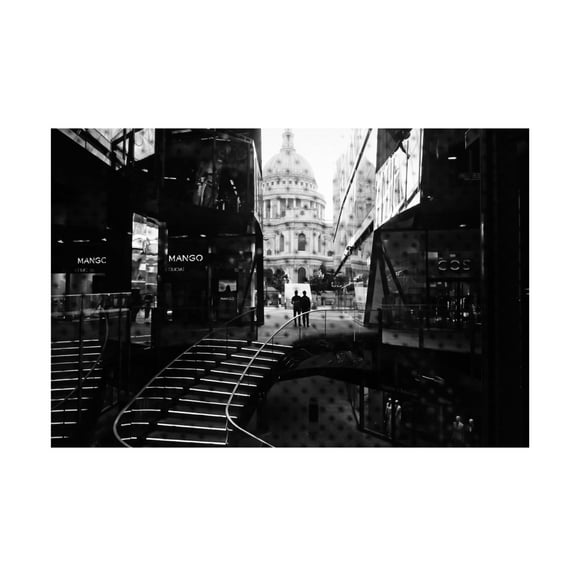 Trademark Fine Art Josefina Melo from London with love 6 Canvas Wall Art