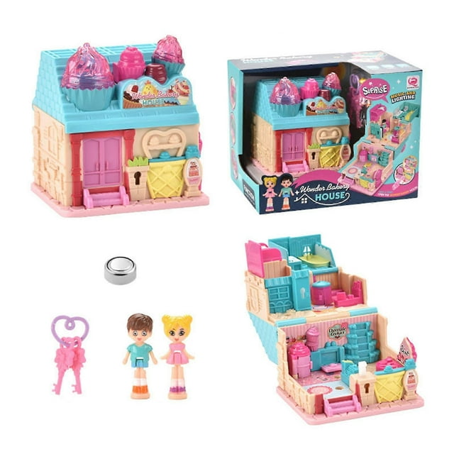 Girl Toy Doll Houses Furniture Playing Dollhouse Toys For Kids Boys And Girls 3-6 Years Gifts