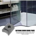 thumbnail image 3 of HEALEEP 8pcs Sliding Door Stop Plastic Grey Protect Shower Door for Homeowners, 3 of 8