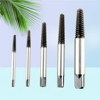 HEALEEP 5Pcs Precision Screw Extractor Set for Removing Broken Bolts Vanadium Steel