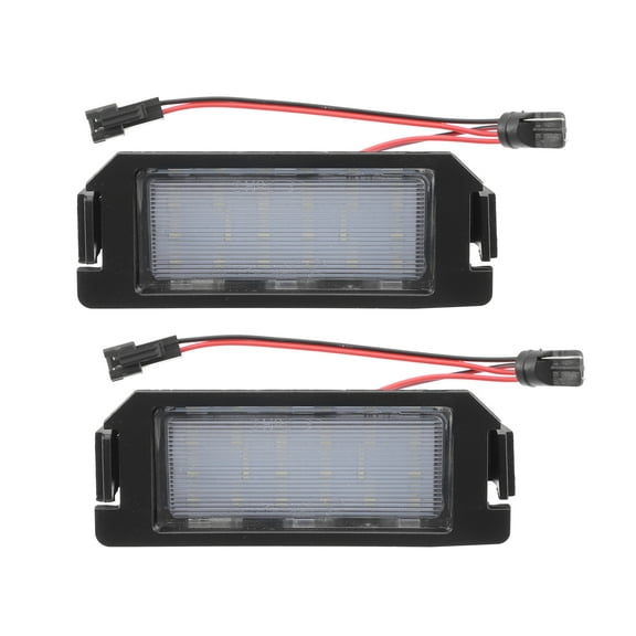 Car 6000K White LED License Plate Light 92501-B2000 92502-2L500 3528SMD for Kia for Hyundai 1 Pair