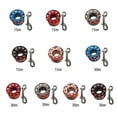 thumbnail image 3 of Professional Diving Reel Double End Hook Flat Rope Winding Line Spool Stainless Steel Dive Gear Outdoor Equipment Accessory 15m Red, 3 of 8
