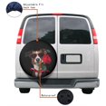 thumbnail image 4 of KAKALAD Valentines Dog With A Red Rose In Mouth 03 Spare Tire Cover Universal Vehicle Accessories Buckle Car Tools 15”in, 4 of 6