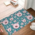 thumbnail image 4 of Kdxio Funny Pig Faces Pattern Door-Mats Non-Slip Front Door Mat for Indoor Outdoor Entrance Decor 16 X 24 Inch, 4 of 9