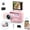 Rose Pink, variant on Magnetic Action Camera 1080P Compact Vlog Cam with 2"Flip Screen Hands-Free Wearable Sports Camera 153°Ultra Wide 5G Glass Lens for Pet Walking Cycling Hiking Travel Recording & Adventures Rose Pink