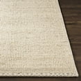 thumbnail image 5 of Hauteloom Yaniklar Modern Hand Woven Natural Fiber Wool Runner Rug - Contemporary Solid Color Carpet for Hallway, Dining Room - Farmhouse, Cottage - - Gray, Brown, Beige - 2'6" x 8', 5 of 12