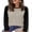 Beige and Black, variant on Women's Long Sleeve Shirts Fashion Striped Raglan T-Shirt Casual Loose Fit Crewneck Pullover Top 2026 Fall Sweatshirts for Women