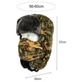 thumbnail image 4 of AYYUFE Men Hat Camouflage Thicken Autumn Winter Warm Korean Style Ear Flap Hat for Outdoor, 4 of 8