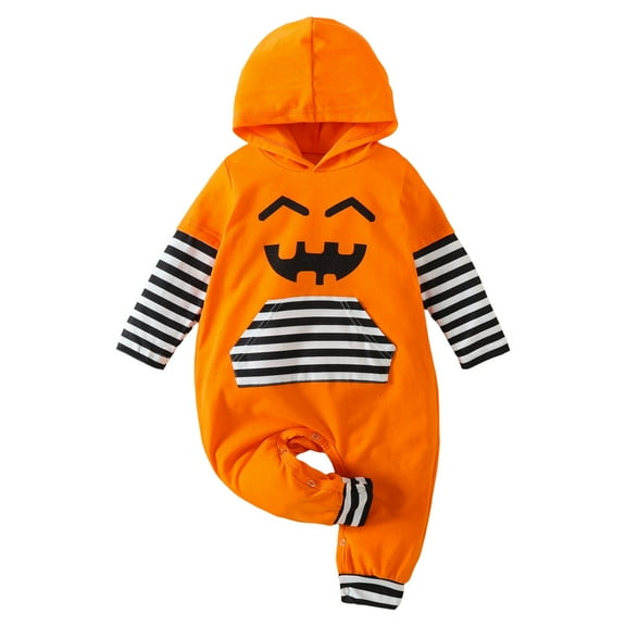 Gubotare Girl Clothes Winter Baby Girls Romper Outfit Fall Winter Clothes with Accessories 0 3 6 9 12 18 24 Months (Orange,12-18 Months)