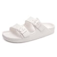 thumbnail image 1 of Sandalia FUNKYMONKEY para Mujer, Comodidad Blanca con Hebilla Ajustable, 1 of 9