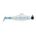 thumbnail image 1 of Matzuo GK3.5OYSTER3PK Gaikotsu Pre-Rigged Swimmer 3.5" 3Pk, 1/8th oz Oyster, 1 of 1