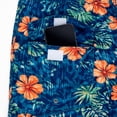 thumbnail image 4 of iBerryNY Men Swimming Trunks, Quick-Dry Lightweight Beach & Pool Shorts w/ Pockets, Hawaiian, Small, 4 of 5