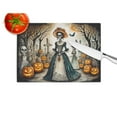 thumbnail image 2 of La Catrina Skeleton Spooky Halloween Glass Cutting Board Large 12 in x 15 in, 2 of 5