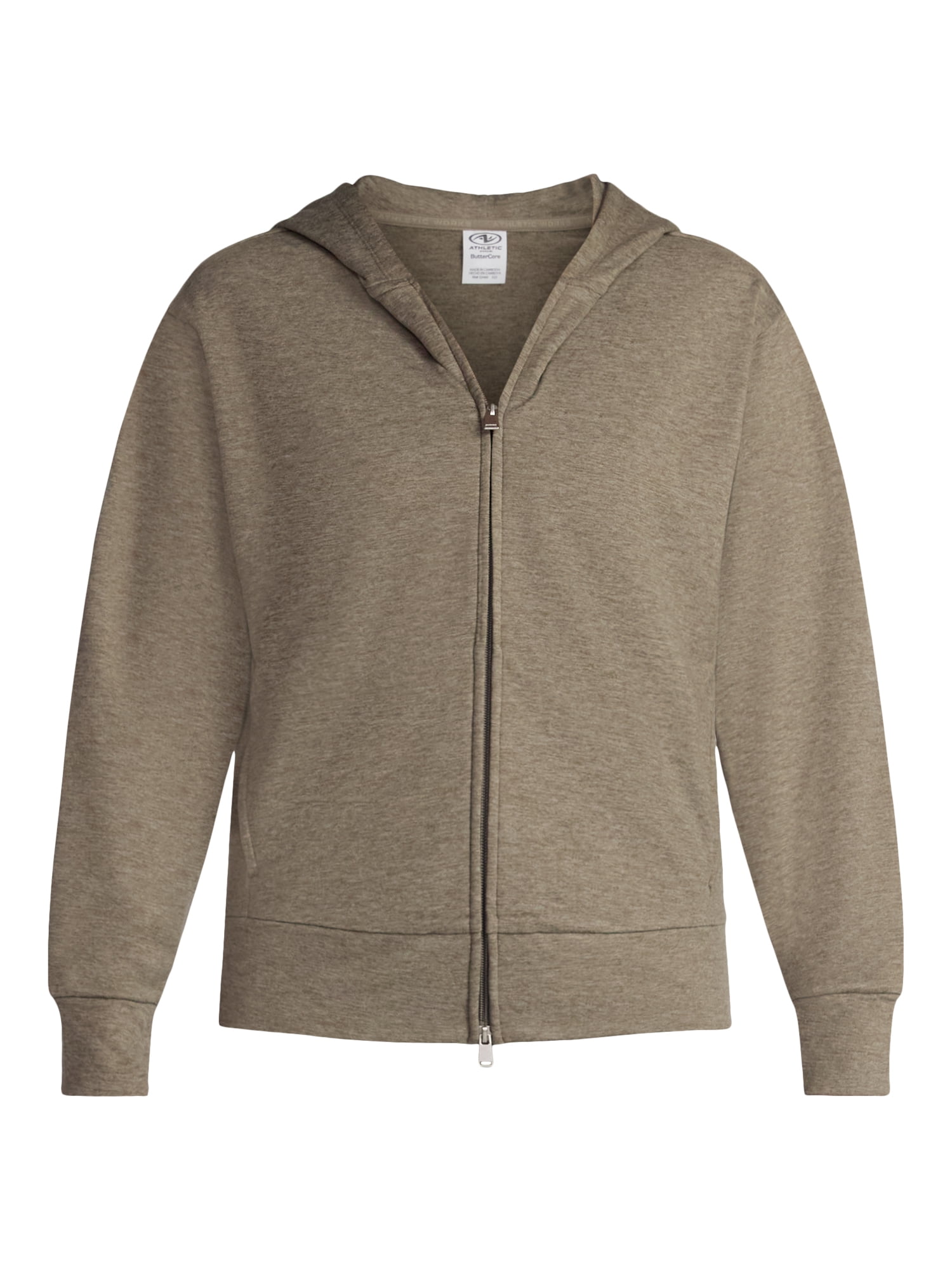 Athletic Works Women's and Women's Plus ButterCore Zip Up Hoodie, Sizes XS-4X