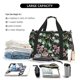 thumbnail image 5 of Balery Lilies Flowers Bolsa de Gimnasio para Mujeres, Bolsa de Viaje con Bolsillo Húmedo, Bolsa de Fin de Semana para Mujeres, Bolsa de Viaje Resistente al Agua, 5 of 7