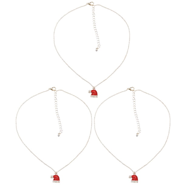 GOOHOCHY Colgante de cuello delicado para mujer, accesorio de joyería, collar, decoración de joyería para el cuello, 3 uds.