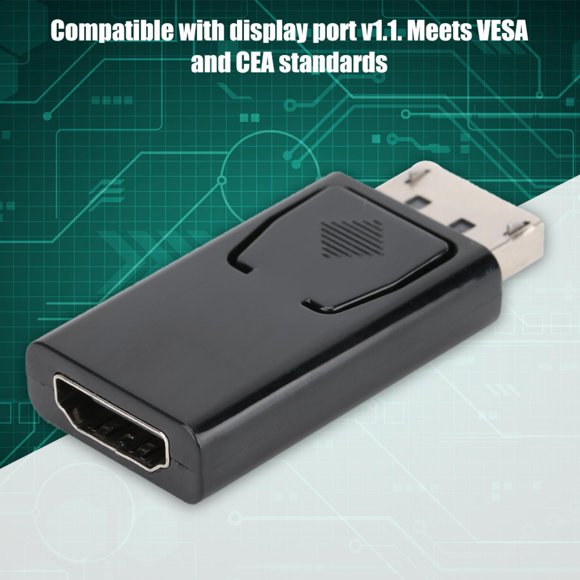 Gupbes DP To Converter, DP Male To Female Adapter Converter For PC Laptop HDTV Black Display Port Interface ,Display Port DP Adapter