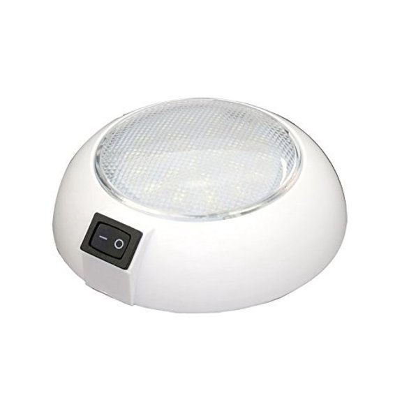 LED Dome Light - 24 VDC - High Power Cool White LED Downlight for Home, Auto, Truck, RV, Boat and Aircraft