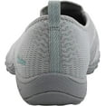 thumbnail image 2 of Skechers Women's Breathe Easy-A Look Sneaker, Grey/Aqua 8 W, 2 of 5