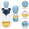 thumbnail image 5 of Dispensador de aceite con cepillo de silicona, botella de aceite de oliva de vidrio con cepillo y cuentagotas para medir el aceite, almacenamiento de aceite oso de fresa  Hogar, 5 of 5