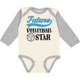 thumbnail image 3 of Inktastic Future Volleyball Star Boys Long Sleeve Baby Bodysuit, 3 of 5