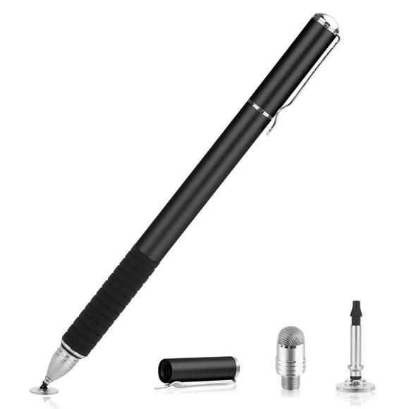 T Capacitive Stylus Pen, 2 in 1 Disc and Fiber Tip Precision High Sensitivity Fine Point Tip Stylus Pen Universal for Tablet Smartphone and More Touch Screen Devices