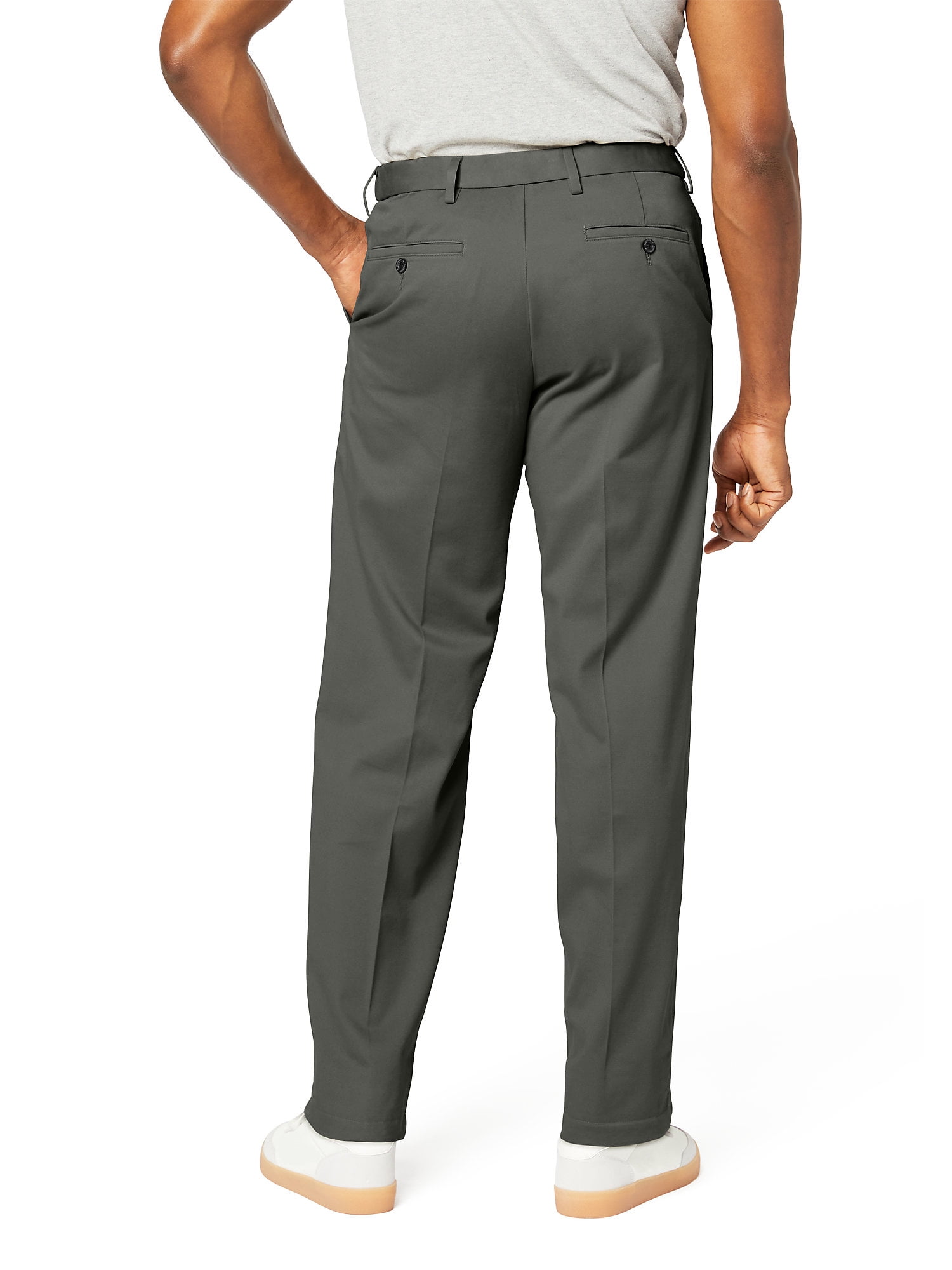 Dockers Men's Classic Flat Front Easy Khaki Pant with Stretch